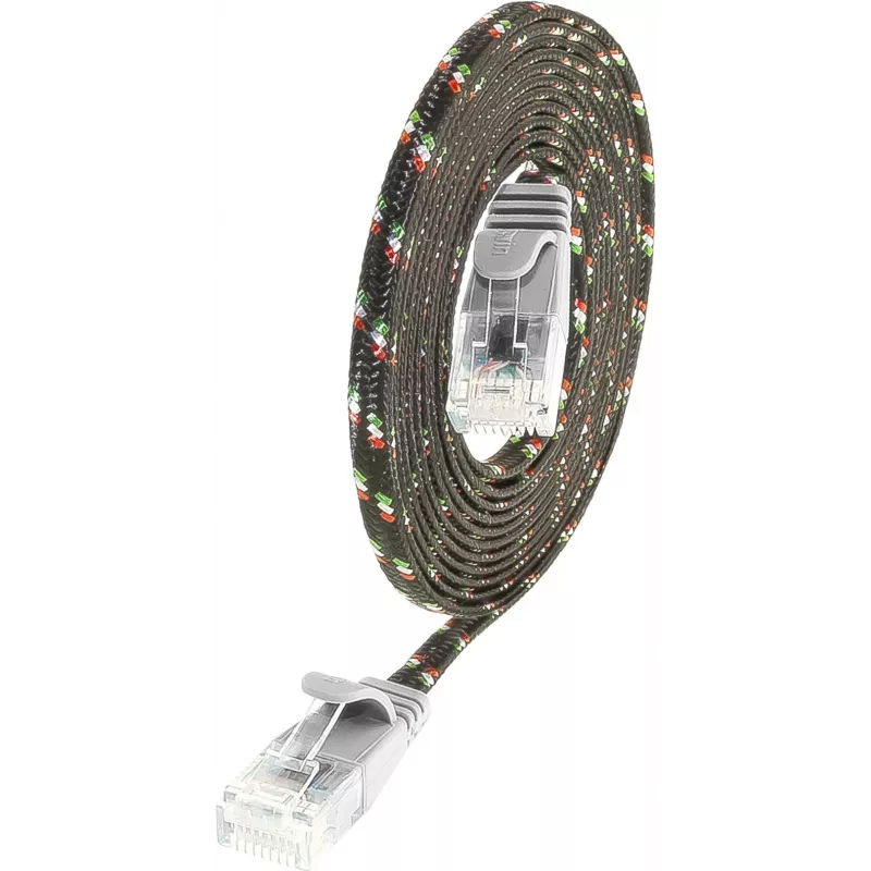 Wirewin Cat.6 SLIM-Tough U/UTP patch kábel, 0,25 m, sivý (PKW-TOUGH-K6 0.25)