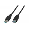 Wirewin USB 3.0 A-A MF 0.5 SW - 0,5m USB 3.2 Gen 1 predlžovací kábel, čierna