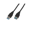 Wirewin USB 3.0 A-A MF 0.5 SW - 0,5m USB 3.2 Gen 1 predlžovací kábel, čierna