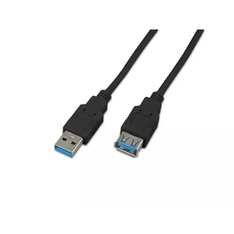 Wirewin USB 3.0 A-A MF 0.5 SW - 0,5m USB 3.2 Gen 1 predlžovací kábel, čierna