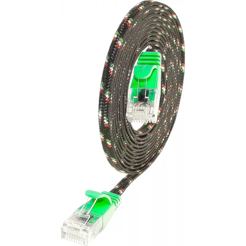 Wirewin PKW-TOUGH-K6 3.0 GN - Cat.6 Slim-Tough patch kábel, U/UTP, 3,0 m, zelená