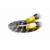 Wirewin SLIM ST6 2 GE - Cat.6 SLIM-Tough kábel, F/FTP, 2,0 m, žltá PKW-TOUGH-STP-K6 2.0 GE