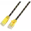 Wirewin SLIM Tough Cat6 U/UTP patch kábel, žltá, 0,25 m PKW-TOUGH-K6 0.25 GE