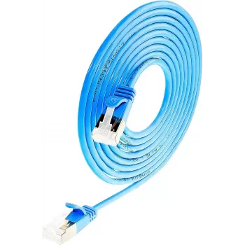 Wirewin Cat 6a U/FTP Slim patch kábel, 1,5 m, modrá PKW-LIGHT-STP-K6A 1.5 BL