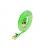 Wirewin Cat6a U/FTP Slim Ethernet patch kábel, RJ-45, 0,25 m, zelená PKW-STP-SLIM-K6A 0.25 GN
