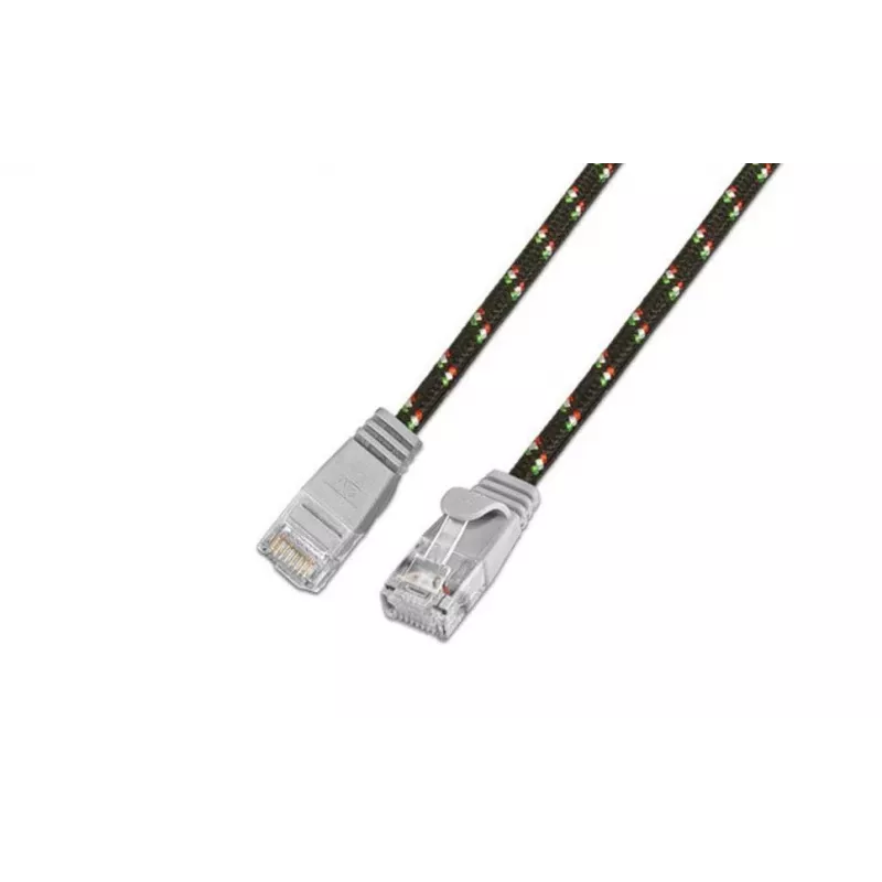 Wirewin SLIM UT6 10 GR - Cat.6 Slim Tough kábel, U/UTP, 10 m, sivá (PKW-TOUGH-K6 10.0)