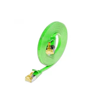 Wirewin Cat6a U/FTP Slim Ethernet patch kábel, RJ45, zelená, 5m PKW-STP-SLIM-K6A 5.0 GN