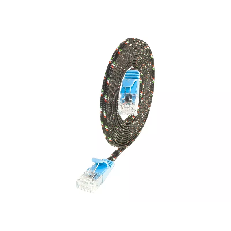 Wirewin SLIM UT6 3 BL - Cat.6 Slim-Tough patch kábel, U/UTP, 3,0 m, modrá PKW-TOUGH-K6 3.0 BL