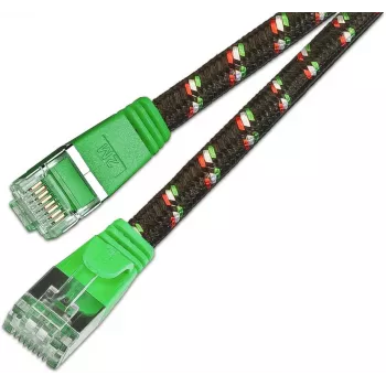 Wirewin Cat.6 SLIM-Tough patch kábel F/FTP 0,25m zelená PKW-TOUGH-STP-K6 0.25 GN