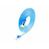 Wirewin Light patch kábel okrúhly U/FTP Cat 6a modrý 5,0m tenký flexibilný PoE PKW-LIGHT-STP-K6A 5.0 BL