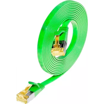 Wirewin Cat6a U/FTP Slim patch kábel RJ45 - 1,5 m, zelený PKW-STP-SLIM-K6A 1.5 GN