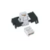 Wirewin WKS JACK KAT6A UTP keystone modul, netienený, RJ45, bez nástroja, biela