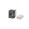 Wirewin WKS JACK KAT6A UTP keystone modul, netienený, RJ45, bez nástroja, biela