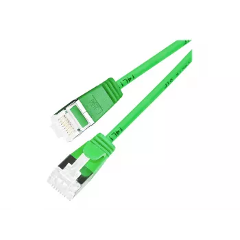 Wirewin Cat 6a U/FTP Slim Ethernet patch kábel, 7 m, zelená PKW-LIGHT-STP-K6A 7.0 GN
