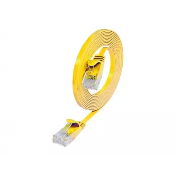 Wirewin Cat.6 Slim U/UTP patch kábel, 15 m, žltý PKW-SLIM-KAT6 15.0 GE