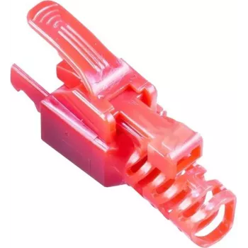 Wirewin MOD SL KAT6A STP 10 RT RJ-45 konektor samec, Cat.6A, STP, bez nástroja, červená, balenie 10 ks