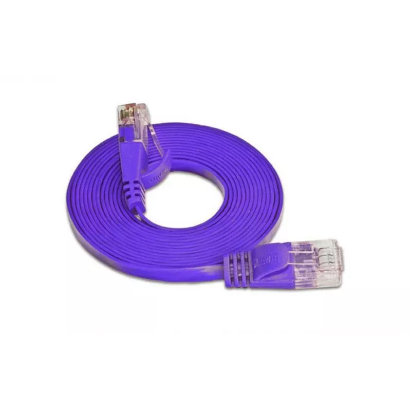 Wirewin SLIM Cat6 U/UTP sieťový patch kábel, fialová, 15 m PKW-SLIM-KAT6 15.0 VT