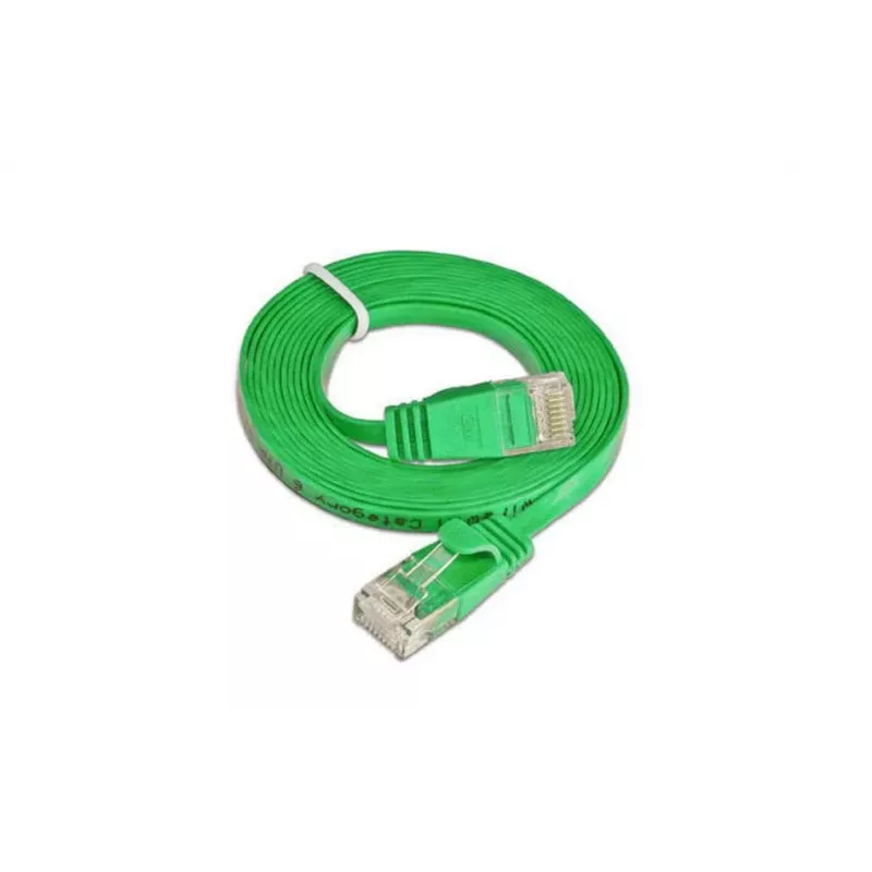 Wirewin Cat.6 Slim Ethernet patch kábel U/UTP 5m zelený PKW-SLIM-KAT6 5.0 GN