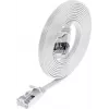 Wirewin Triotronik PKW-STP-SLIM-KAT6 0,1 WS - Cat6 U/FTP Slim Ethernet patch kábel, 0,1 m, biela