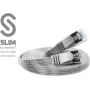 Wirewin Triotronik 0,15m Cat6 U/FTP Slim Ethernet patch kábel, RJ45 konektor samec na konektor samec, sivá PKW-STP-SLIM-KAT6 0.15