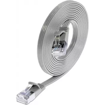 Wirewin Triotronik 0,15m Cat6 U/FTP Slim Ethernet patch kábel, RJ45 konektor samec na konektor samec, sivá PKW-STP-SLIM-KAT6 0.15