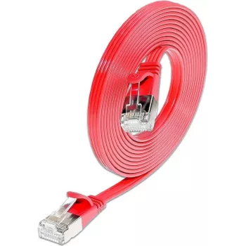 Wirewin Triotronik 0,15m Cat6 U/FTP Slim Ethernet patch kábel, červená PKW-STP-SLIM-KAT6 0.15 RT