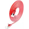 Wirewin SLIM KAT6A 10 Gigabit Light patch kábel, 0,15m, U/FTP, Ø 3,8mm, červená, balenie 50 ks SLIM-LS-K6A 0.15 RD 50