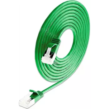 Wirewin Cat6a U/FTP Slim Ethernet patch kábel, 10 Gbps, zelená, 0,15 m PKW-LIGHT-STP-K6A 0.15 GN