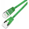 Wirewin Cat6a U/FTP Slim Ethernet patch kábel, 10 Gbps, zelená, 0,15 m PKW-LIGHT-STP-K6A 0.15 GN