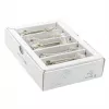 Wirewin SLIM KAT6A 10 Gigabit Light patch kábel, 0,1m, U/FTP, Ø3,8mm, sivá, balenie 50 ks (SLIM-LS-K6A 0.1 50)