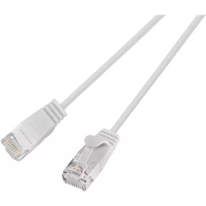 Wirewin SLIM UL6 10 WS - Cat.6 Slim-Light patch kábel, U/UTP, 10 m, biela PKW-LIGHT-K6 10.0 WS