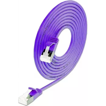 Wirewin Cat.6A 10 Gigabit Slim patch kábel U/FTP, 0,25 m, fialová PKW-LIGHT-STP-K6A 0.25 VT