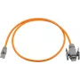 Wirewin Priemyselný Cat.6A S/FTP PUR patch kábel, 5m, oranžová, IP67 RJ45 PKW-I1-SF-K6A-PUR 5.0 OR