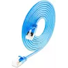 Wirewin SLIM-LS-K6A 0.15 BL 50 Cat6A Slim Ethernet patch kábel, 0,15 m, U/FTP, modrý, balenie 50 ks