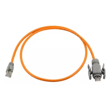 Wirewin priemyselný CAT6A S/FTP patch kábel, PUR Anti-UV, IP67 RJ45, 30 m, oranžový PKW-I1-SF-K6A-PUR 30.0 OR