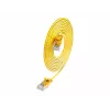 Wirewin Cat.6 SLIM-Light patch kábel U/UTP 7,5 m žltý PKW-LIGHT-K6 7.5 GE