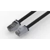 Wirewin vonkajší CAT6A S/FTP patch kábel, 5 m, čierny, PUR plášť, Anti-UV PKW-OUT-SF-K6A-PUR 5.0