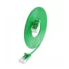 Wirewin SLIM KAT6A 10 Gigabit Light patch kábel okrúhly, U/UTP, Ø 3,6 mm, zelený (SLIM-L-UU-K6A 1.5 GN)