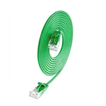 Wirewin SLIM KAT6A 10 Gigabit Light patch kábel okrúhly, U/UTP, Ø 3,6 mm, zelený (SLIM-L-UU-K6A 1.5 GN)