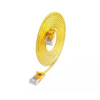 Wirewin SLIM KAT6A 10 Gigabit Light patch kábel okrúhly, U/UTP, Ø 3,6 mm, žltý (SLIM-L-UU-K6A 1.5 YE)