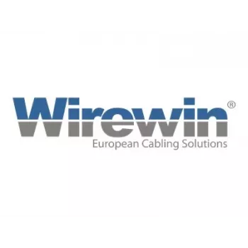 Wirewin Lightpatch kábel U/FTP Cat 6a biely 0,1 m tenký okrúhly tienený PoE flexibilný tenký kábel PKW-LIGHT-STP-K6A 0.1 WS