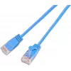Wirewin SLIM KAT6A 10 Gigabit Light patch kábel okrúhly, U/UTP, Ø 3,6 mm, modrá (SLIM-L-UU-K6A 3.0 BL)
