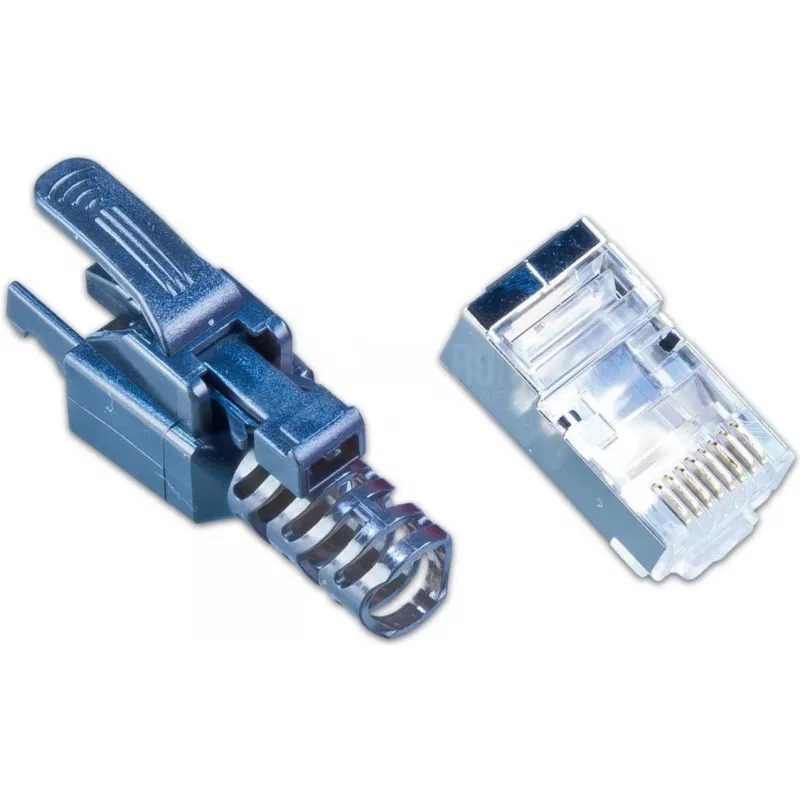 Wirewin MOD SL KAT6A STP 10 SW RJ45 konektor samec na montáž v teréne, Cat6A, tienený, balenie 10 ks