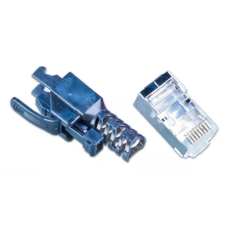 Wirewin MOD SL KAT6A STP 10 SW RJ45 konektor samec na montáž v teréne, Cat6A, tienený, balenie 10 ks