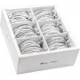 Wirewin SLIM-LS-K6A 0.5 WT 90 Cat6A U/FTP Slim patch kábel, 0,5 m, biela, balenie 90 ks