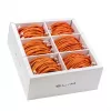 Wirewin SLIM-LS-K6A 0.5 OR 90 Cat.6A U/FTP Slim patch kábel, 0,5 m, oranžová, balenie 90 ks