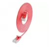 Wirewin SLIM KAT6A 10 Gigabit Light patch kábel okrúhly, U/UTP, Ø 3,6 mm, červená (SLIM-L-UU-K6A 0.1 RD)