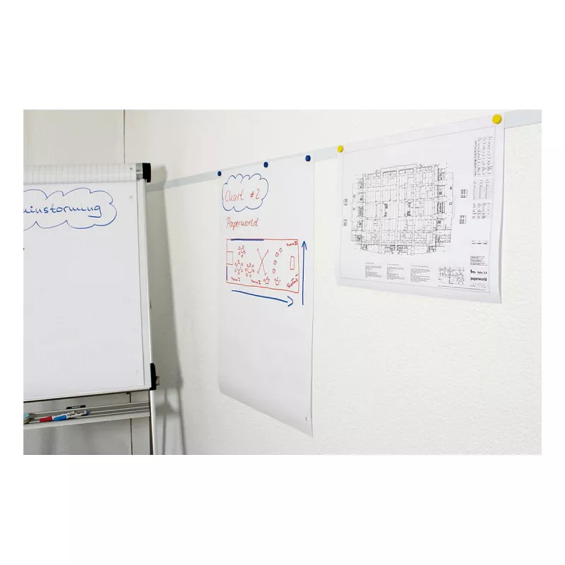 MAUL Samolepiaca magnetická páska 35 mm x 25 m biela