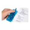 WEDO 67803 ľadovomodrý vreckový dierovač, 2-dierový, 8 listov, 6 mm