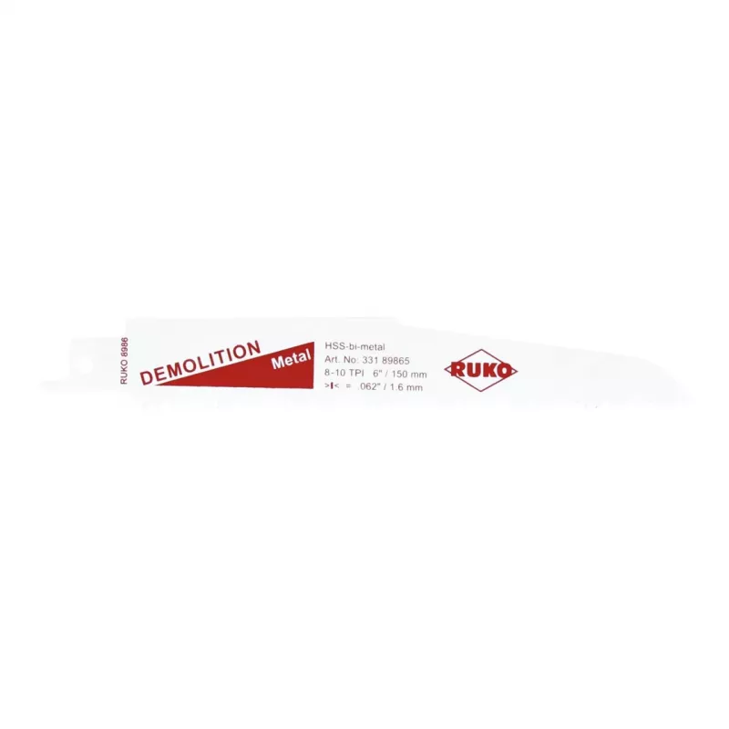 RUKO rezací list píly 6 palcov 150mm 8-10 TPI (balenie 5 ks)